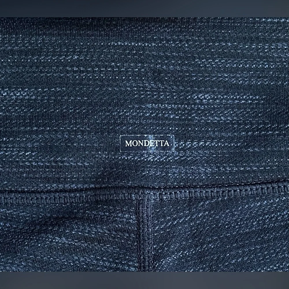 Mondetta High Waisted Legging Side Pockets High Waist Black Gray Activewear L - Picture 5 of 5